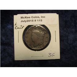 115. 1824 U.S. Large Cent. Full Liberty. Rolled rim.