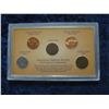 Image 2 : 176. "Pennies of the 20th Century" in Original Plastic Case. Includes Steel Cent, Indian Cent, Linco