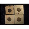 Image 1 : 285. Group of (4) Old Shield Nickels. Circa 1868. Poor to G-4 condition.