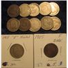 Image 1 : 321. (12) Old Liberty Nickels. Various dates.