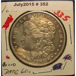 352. 1889 O Morgan Silver Dollar. VF-20.