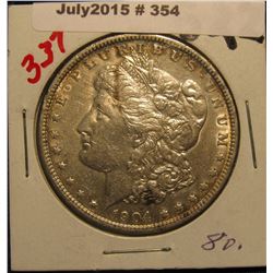 354. 1904 P Morgan Silver Dollar. EF 40.