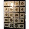 Image 2 : 539. (20) World Coins in Plastic page, all identified and in 2" x 2" holders. Includes:  Fiji, Finla
