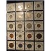 Image 1 : 547. (20) World Coins in Plastic page, all identified and in 2" x 2" holders. Includes:  Netherlands
