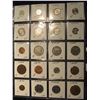 Image 2 : 547. (20) World Coins in Plastic page, all identified and in 2" x 2" holders. Includes:  Netherlands