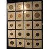 Image 2 : 548. (20) World Coins in Plastic page, all identified and in 2" x 2" holders. Includes:  Norway, Pak