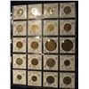 Image 1 : 549. (20) World Coins in Plastic page, all identified and in 2" x 2" holders. Includes:  Panama, Per