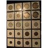 Image 2 : 550. (20) World Coins in Plastic page, all identified and in 2" x 2" holders. Includes:   Philippine