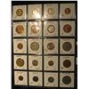 Image 2 : 554. (20) World Coins in Plastic page, all identified and in 2" x 2" holders. Includes:  Bermuda, Ca