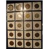 Image 2 : 557. (20) World Coins in Plastic page, all identified and in 2" x 2" holders. Includes:  Australia, 