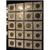 Image 1 : 559. (20) World Coins in Plastic page, all identified and in 2" x 2" holders. Includes:  Australia, 