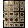 Image 1 : 563. (20) World Coins in Plastic page, all identified and in 2" x 2" holders. Includes: Algeria, Arg