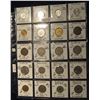 Image 1 : 564. (20) World Coins in Plastic page, all identified and in 2" x 2" holders. Includes: Austria, Bah