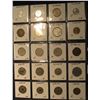 Image 2 : 564. (20) World Coins in Plastic page, all identified and in 2" x 2" holders. Includes: Austria, Bah