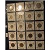 Image 1 : 566. (20) World Coins in Plastic page, all identified and in 2" x 2" holders. Includes: Brazil, Bulg