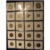 Image 2 : 566. (20) World Coins in Plastic page, all identified and in 2" x 2" holders. Includes: Brazil, Bulg