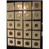 Image 2 : 567. (20) World Coins in Plastic page, all identified and in 2" x 2" holders. Includes: Chile, China