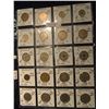 Image 1 : 569. (20) World Coins in Plastic page, all identified and in 2" x 2" holders. Includes: All Denmark.