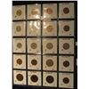 Image 2 : 573. (20) World Coins in Plastic page, all identified and in 2" x 2" holders. Includes: Germany, Gha
