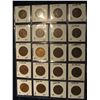 Image 2 : 574. (20) World Coins in Plastic page, all identified and in 2" x 2" holders. Includes: Great Britai