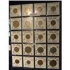 Image 1 : 577. (20) World Coins in Plastic page, all identified and in 2" x 2" holders. Includes: Guatemala, H
