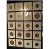 Image 2 : 577. (20) World Coins in Plastic page, all identified and in 2" x 2" holders. Includes: Guatemala, H