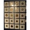 Image 2 : 582. (20) World Coins in Plastic page, all identified and in 2" x 2" holders. Includes: Jamaica, Jap
