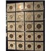 Image 1 : 584. (20) World Coins in Plastic page, all identified and in 2" x 2" holders. Includes: Netherlands,