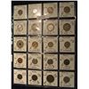 Image 1 : 585. (20) World Coins in Plastic page, all identified and in 2" x 2" holders. Includes: Pakistan, Pa
