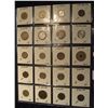 Image 2 : 585. (20) World Coins in Plastic page, all identified and in 2" x 2" holders. Includes: Pakistan, Pa