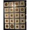 Image 2 : 586. (20) World Coins in Plastic page, all identified and in 2" x 2" holders. Includes: Peru & Phili