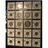 Image 1 : 587. (20) World Coins in Plastic page, all identified and in 2" x 2" holders. Includes: Philippines,