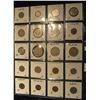 Image 2 : 587. (20) World Coins in Plastic page, all identified and in 2" x 2" holders. Includes: Philippines,