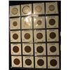 Image 2 : 592. (20) World Coins in Plastic page, all identified and in 2" x 2" holders. Includes: France, Germ