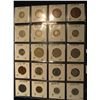 Image 2 : 593. (20) World Coins in Plastic page, all identified and in 2" x 2" holders. Includes: Great Britai