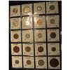 Image 2 : 597. (20) World Coins in Plastic page, all identified and in 2" x 2" holders. Includes: Iceland, Ind