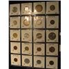 Image 2 : 598. (20) World Coins in Plastic page, all identified and in 2" x 2" holders. Includes: Peru, Philip