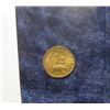 Image 2 : 682. "1859"  Indian Design "California Gold/ 1/2", Gilt Token.