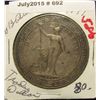 Image 1 : 692. 1899 B Great Britain. Trade Dollar. Toned Unc.
