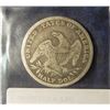 Image 2 : 730. 1838 Capped Bust Half Dollar. Reeded edge. AG/VG. Graffiti on obverse.