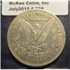 Image 2 : 738. 1878 CC Morgan Silver Dollar. VF 20.