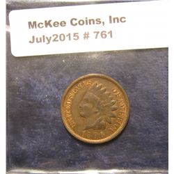 761. 1896 Indian Cent. EF-AU..