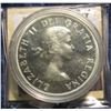 Image 2 : 814. 1959 Canada .800 Fine Silver Dollar. MS 63 Prooflike. Ex. Christopher's, Des Moines, Ia.