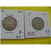 Image 1 : 1918 - 1919 Cdn Silver Quarter - VG