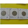 Image 2 : 1931, 1932, 1933 Cdn Five Cent Pcs