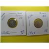 Image 1 : 1945, 1945 Small Silver Five Cent Pcs.