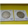 Image 1 : 1904, 1908 Nfld. Silver Half Dollars