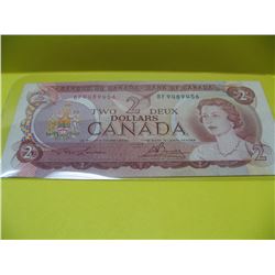 1974 Cdn. Two Dollar Bill