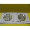 Image 1 : 2011, 2012 Cdn. Half Dollar Coins