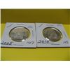 Image 1 : 2005, 2010 Cdn. Half Dollar Coins